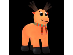 Renne gonflable de noël avec led 400 cm