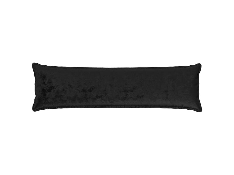 Lot de 2 housses de coussin houten noir 40 x 145 cm flanelle cf49541 - Conforama A