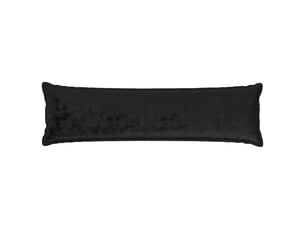 Lot de 2 housses de coussin houten noir 40 x 145 cm flanelle cf49541
