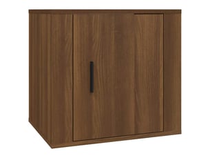 Table de chevet chanmbre, table d'appoint chêne marron 50x39x47 cm
