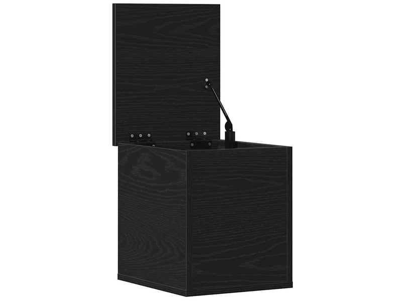 Boîte de rangement, coffre de rangement chêne noir 30x35x35 cm bois d'ingénierie - Conforama E