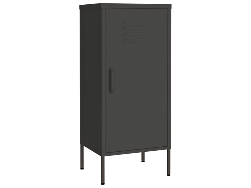  Armoire de rangement, rangement bureau anthracite 42,5x35x101,5 cm acier shl7292  - Conforama A