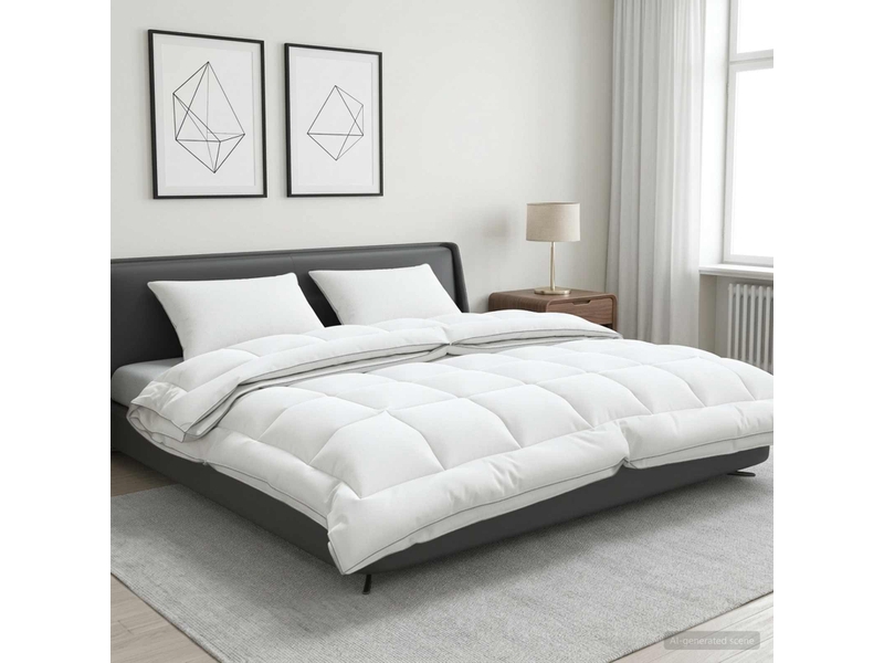 Ensemble de couette et d'oreiller 3 pcs - duvet 220x240 cm 4 saisons - Conforama B