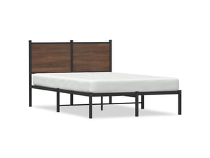 Lit 2 places 120x190cm    coloris marron