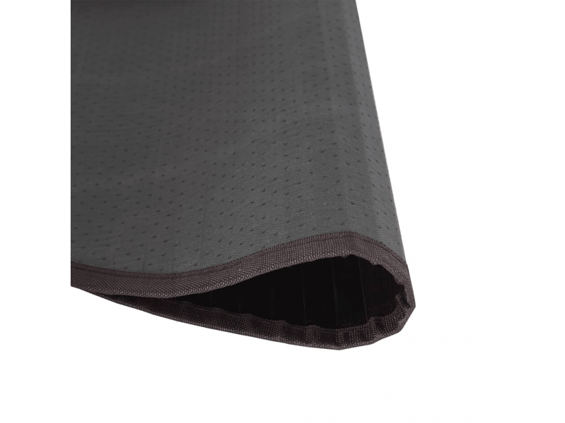 Tapis rond en bambou marron foncé 100 cm - comfortxl 376989 - Conforama E
