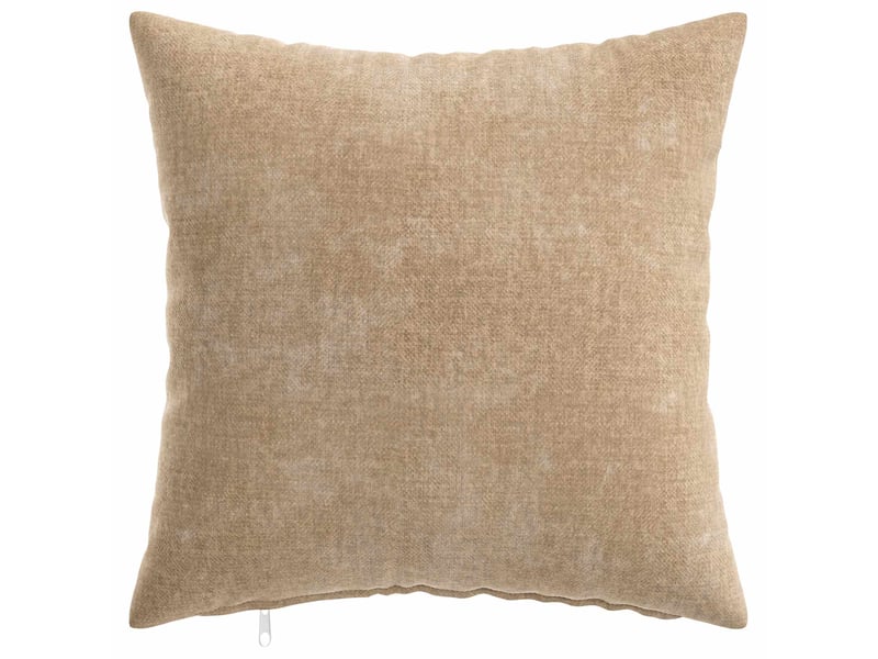  Lot de 6 housses de coussin heerlen taupe 40 x 40 cm tissu chenille cf49738  - Conforama C