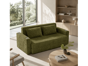 Deplimousse convertible 2 places <strong></strong> <strong>CozyNest</strong> Vert