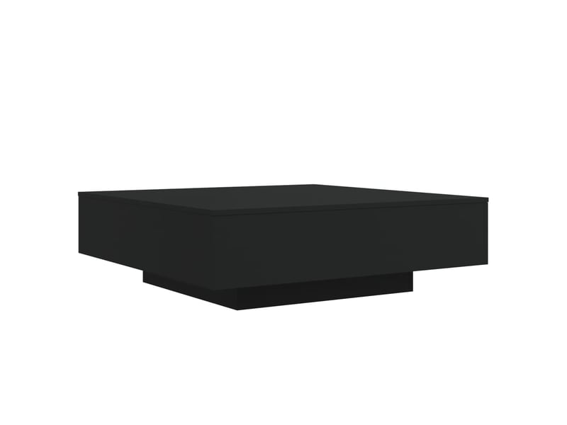  Table basse | table d'appoint salon avec lumières led noir 100x100x31 cm  - Conforama C