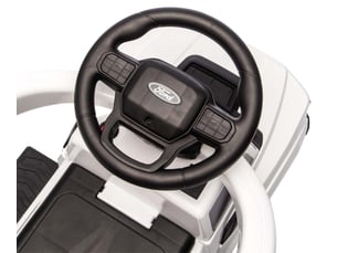 Porteur milly mally ford f-150 3 en 1 blanc - avec canne de guidage