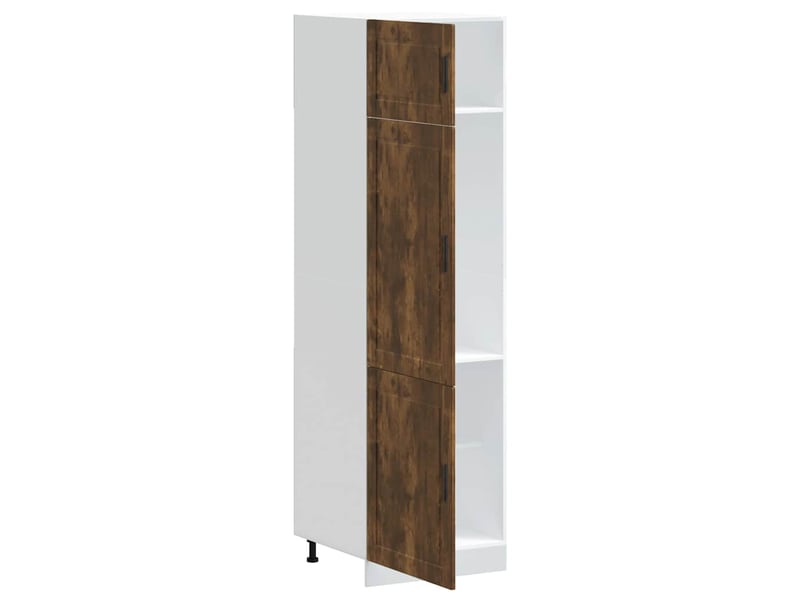  Meuble de rangement, armoire de cuisine porto chêne fumé bois d'ingénierie shl9038  - Conforama D