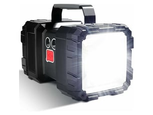 Lampe de poche led rechargeable 10000 mah 1200 lm longue veille haute puissance étanche lanterne de camping 7 modes lumineux lampe de rech