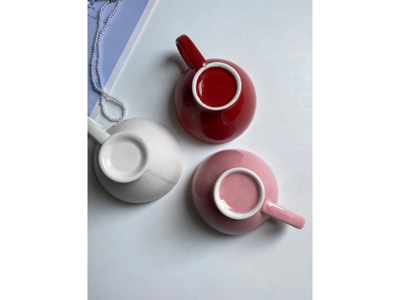  Tasse en céramique, fraise rose foncé, 300 ml, à l’unité  - Conforama E