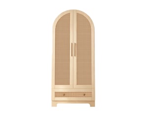 Armoire 2 porte(s) battante     coloris bois clair largeur 70 cm