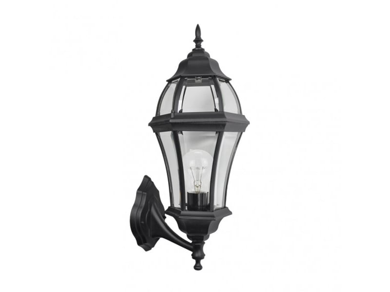  Applique extérieure classique fabrilamp becrux noir, 1 x e27, ip44, 59,5 x 25 x 26 cm 149661009 - Conforama A
