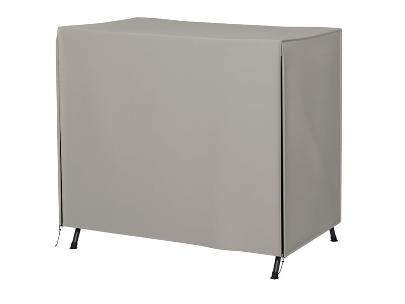  Housse de protection pour balançoire de jardin 177x114x152 cm – gris – imperméable et anti-uv avec fermeture zippée  - Conforama A