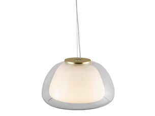Suspension abat-jour intérieur opale, jelly en verre transparent, ip20, nordlux