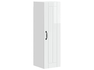 Meuble mural de cuisine, armoire de cuisine blanc brillant 30x31x100cm shl7082