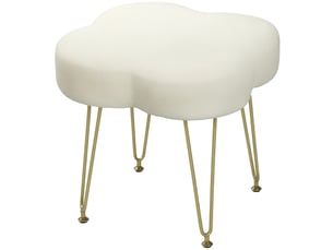 Pouf / repose pied BLOSSOM 838-549V00CW blanc