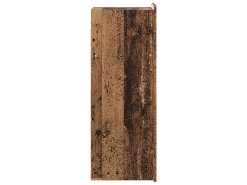  Armoire murale salon, meuble de rangement bois ancien 33 x 34,5 x 94 cm bois d'ingénierie  - Conforama E