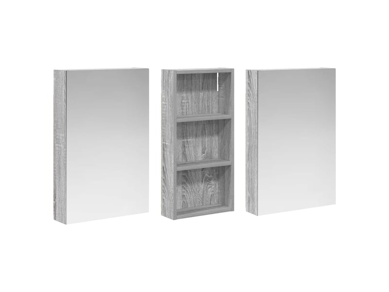  Ensemble de meubles de salle de bain 3 pcs 110x10.5x60.5 cm shl5705  - Conforama E