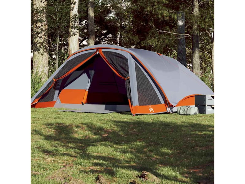 Tente de camping, tente de cabine familiale 6 personnes gris imperméable - Conforama B