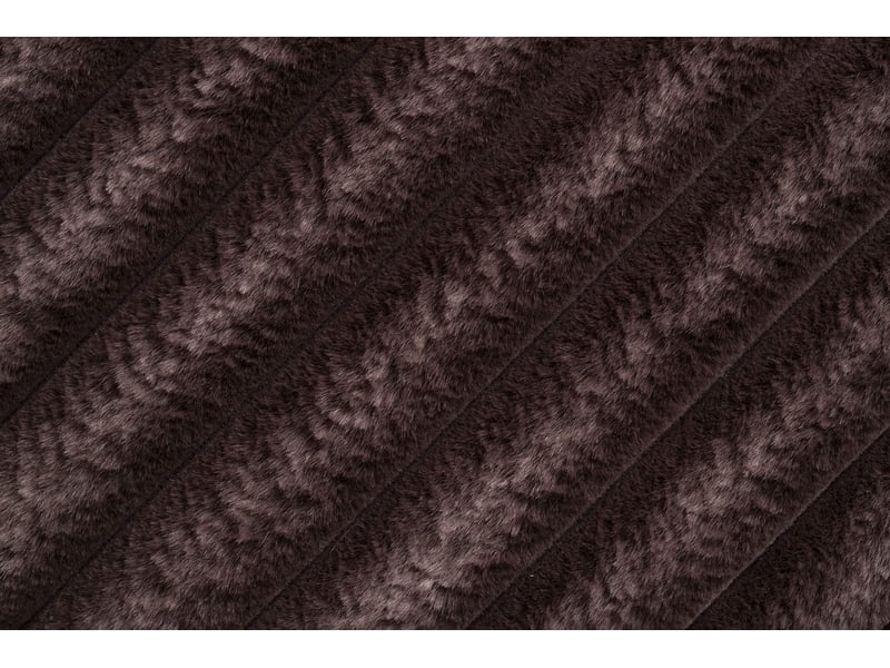 Coussin marron 40 cm 40 cm FURRY - Conforama K