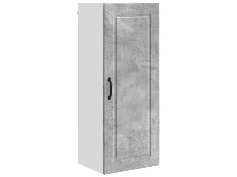 Meuble mural de cuisine, armoire de cuisine gris béton 40x31x100cm shl9467 - Conforama A