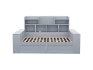 Lit banquette 90x200 cm coloris transparent