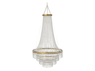 Abat-jour suspension pampilles jilan 135cm transparent