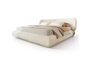 Lit 2 places 140x190 cm <strong>HAUSS SPOLE</strong>  <strong></strong> coloris beige