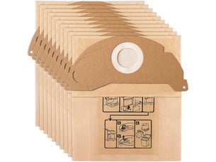 10 sacs filtre remplacement pour aspirateur karcher wd2 mv2 6.904-322.0 wd2250 a2004 a2054