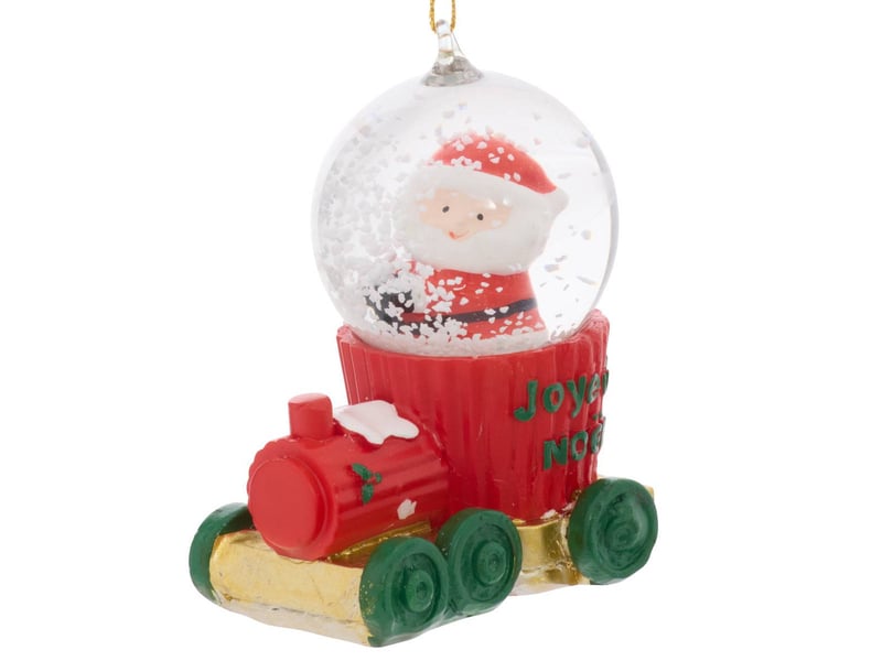  Sdn resine boule neige pn 8cm  - Conforama C