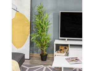 Bambou artificiel 15,5x15,5x120 cm réaliste vert