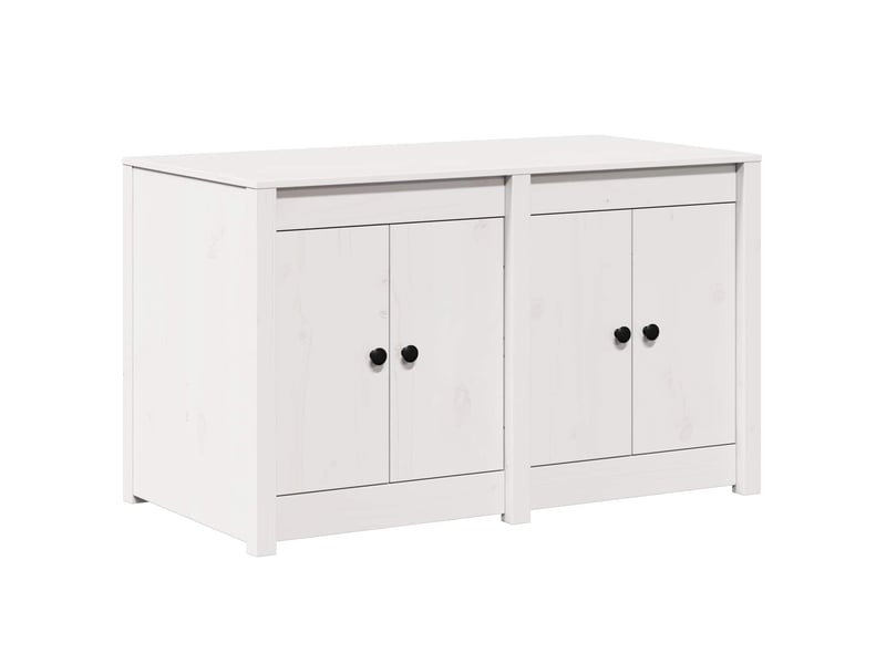 Meuble de rangement, armoire de cuisine avec étagère meppel blanc 106x55x64cm - Conforama A