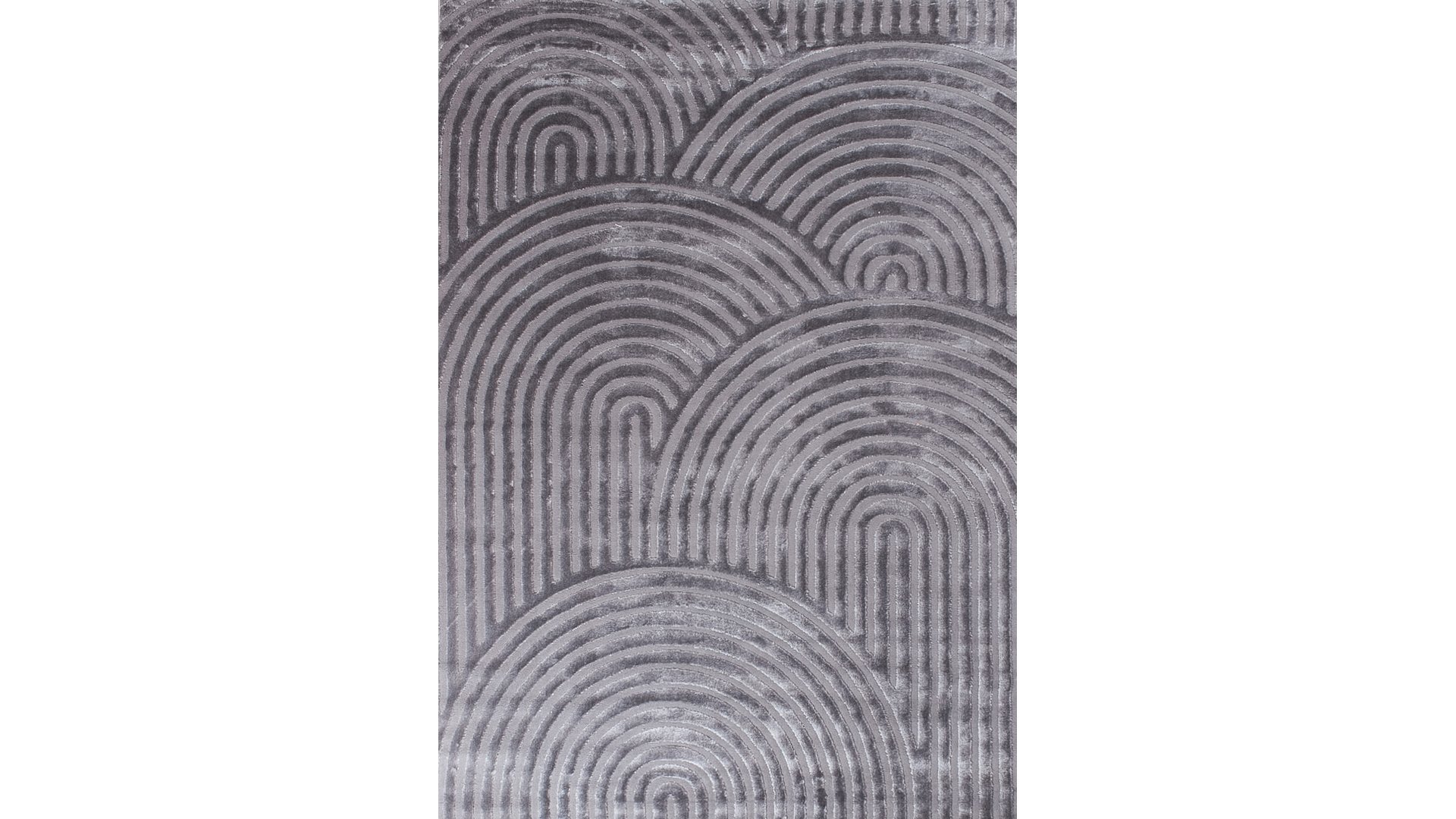 CONFORAMA Tapis 100x150 cm CANCUN coloris gris