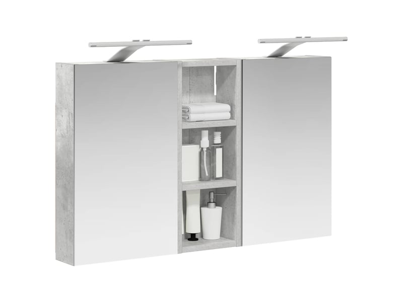  Ensemble de meubles de salle de bain 3 pcs 80x10.5x50 cm shl4523  - Conforama C