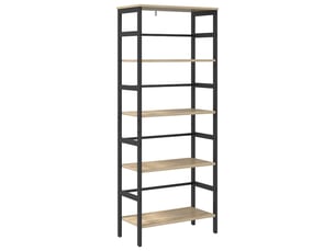 Étagère 4 niveaux, étagère de rangement 60 x 29,5 x 149 cm bois d'ingénierie shl3760