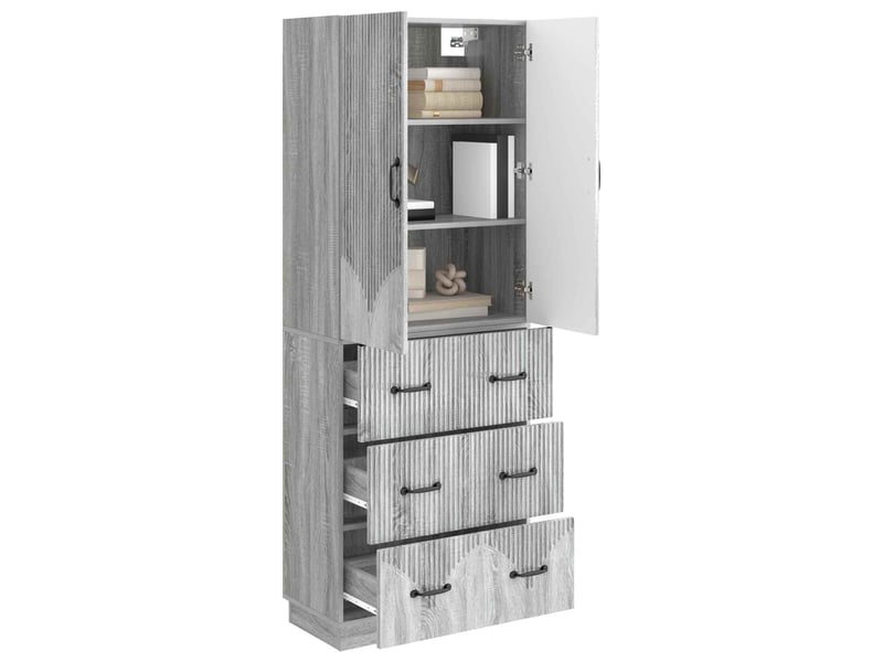  Ensemble de meubles 2 pcs, rangement de salon 66 x 34,5 x 87 cm bois d'ingénierie shl4281  - Conforama C