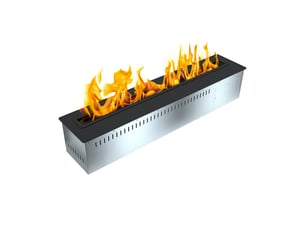 Prosmart 70 - brûleur à bioéthanol intégré automatique 61 x 16,8 x 19,3 cm 4 l application intelligente en acier