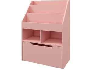 Bibliotheque coloris rose 3 étagère(s) MAISENTIEL - 60 cm x 90 cm