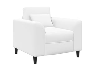 Fauteuil fixe VIDAXL  Tissu blanc