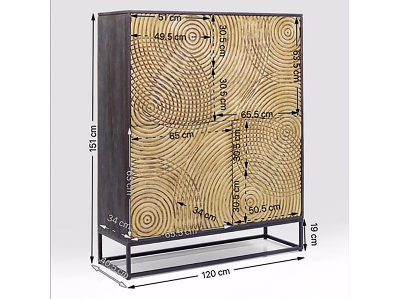  armoire circulo kare design  - Conforama E