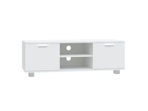 Meuble tv coloris blanc 120 cm <strong></strong>  <strong></strong>