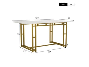 Ensemble table rectangulaire MEULVA