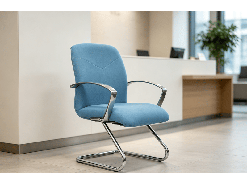  Fauteuil de réception caudete piqueras y crespo sky blue 61 x 85 cm bleu ciel - tissu avec accoudoirs fixes S5704243 - Conforama C