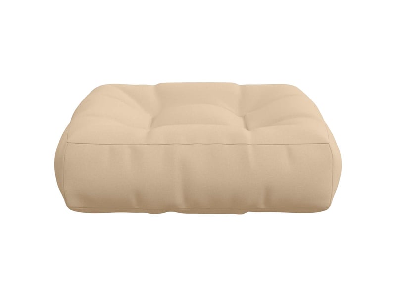 Lot de 4 coussins de siège, coussins d'assise vianen 100 % polyester crème cf60653 - Conforama D