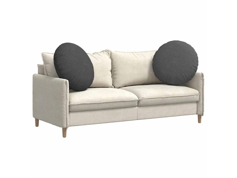  Lot de 2 coussins de siège, coussins décoratifs tissu en velours côtelé gris foncé cf59802  - Conforama C