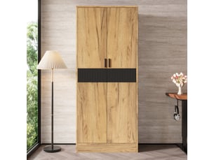 Armoire SWEIKO coloris bois clair largeur 60 cm