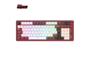 Clavier mecanique gaming 96% azerty hot swap creamy pbt rgb triple connexion bt 2.4g usb-c