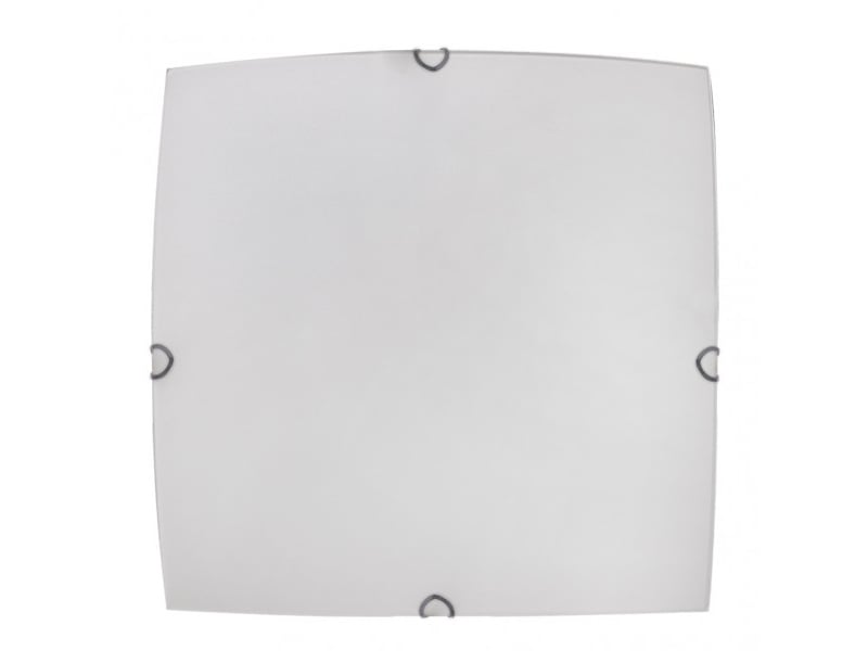  Plafonnier fabrilamp ayla 3 x e27 blanc 40 x 7 cm 158384001 - Conforama A